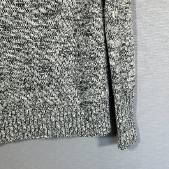 Athleta  Sweater Womens Small Gray Extra Fine Marino Wool Pullover Turtleneck - Picture 3 of 7